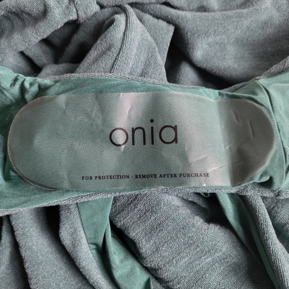 New Onia Rachel Jacquard Towel Terry Deep Sea One Piece Swimsuit NWT Small - Picture 11 of 11